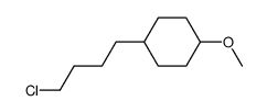 4-(4-Methoxycyclohexyl)-butylchlorid Structure