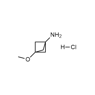 3-Methoxybicyclo[1.1.1]pentan-1-amine hydrochloride Structure