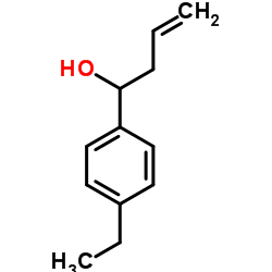 4-(4-ETHYLPHENYL)-1-BUTEN-4-OL结构式
