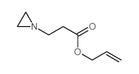 1-Aziridinepropanoicacid, 2-propen-1-yl ester结构式
