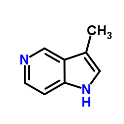 3-甲基-1H-吡咯并[3,2-c]吡啶结构式