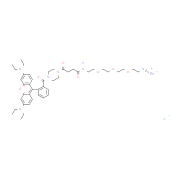 Rhodamine-N3 chloride结构式