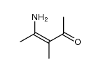 3-Penten-2-one, 4-amino-3-methyl-, (3Z)- (9CI) Structure