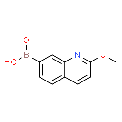 2-甲氧基喹啉-7-硼酸结构式