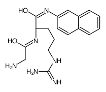 H-Gly-Arg-βNA hydrochloride salt结构式