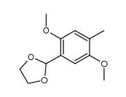 2-(2,5-dimethoxy-4-methylphenyl)-1,3-dioxolane Structure