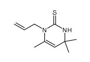 1-allyl-4,4,6-trimethyl-1,4-dihydropyrimidine Structure