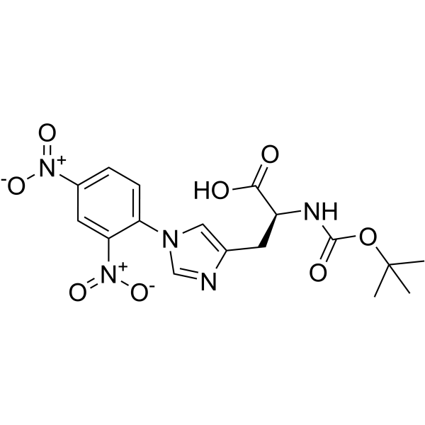 N-Boc-1-(2,4-二硝基苯基)-L-组氨酸图片