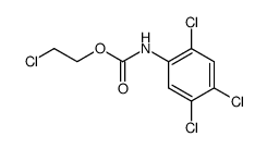 (2,4,5-trichloro-phenyl)-carbamic acid-(2-chloro-ethyl ester) Structure