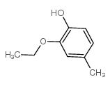 2-ETHOXY-4-METHYLPHENOL structure