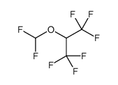 2-(difluoromethoxy)-1,1,1,3,3,3-hexafluoropropane Structure
