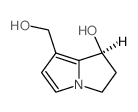 1H-Pyrrolizine-7-methanol,2,3-dihydro-1-hydroxy-, (1S)-结构式