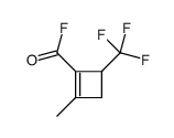 1-Cyclobutene-1-carbonyl fluoride, 2-methyl-4-(trifluoromethyl)- (6CI,8CI)结构式