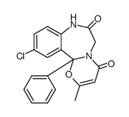 10-Chloro-2-methyl-11b-phenyl-7,11b-dihydro-1-oxa-4a,7-diaza-dibenzo[a,c]cycloheptene-4,6-dione结构式