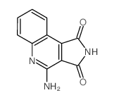 4-aminopyrrolo[3,4-c]quinoline-1,3-dione结构式