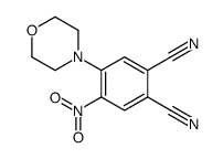 4-morpholin-4-yl-5-nitrobenzene-1,2-dicarbonitrile Structure
