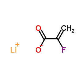 2-Propenoic acid, 2-fluoro-, lithium salt Structure