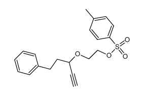 2-(1-phenethylprop-2-ynyloxy)ethyl p-toluenesulfonate结构式