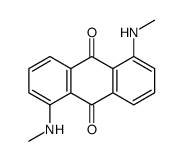 1,5-bis(methylamino)anthraquinone structure