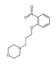 4-[3-(2-nitro-phenoxy)-propyl]-morpholine结构式