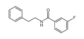 3-fluoro-N-(2-phenylethyl)benzamide Structure