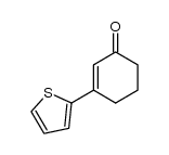 3-(thiophen-2-yl)cyclohex-2-enone结构式