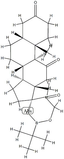 17,21-[(tert-Butylboranediyl)bisoxy]-5β-pregnane-3,11,20-trione picture