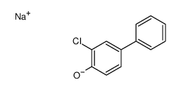 2-Chloro-4-phenylphenol, sodium salt structure