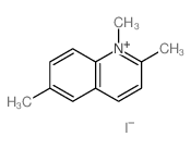 Quinolinium,1,2,6-trimethyl-, iodide (1:1) Structure