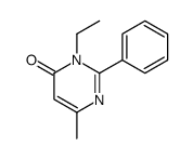 3-Ethyl-6-methyl-2-phenyl-4(3H)-pyrimidinone结构式