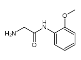 2-amino-N-(2-methoxyphenyl)ethanamide结构式