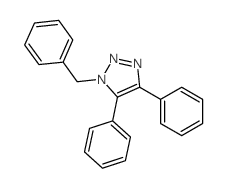 1-benzyl-4,5-diphenyl-triazole structure
