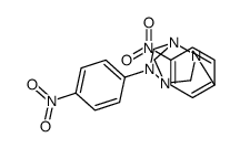 2,5-bis(4-nitrophenyl)-1,2,4,5-tetrazabicyclo[2.2.1]heptane结构式