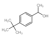 1-(4-叔丁基苯基)乙烷-1-醇结构式