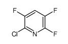 2-Chloro-3,5,6-trifluoropyridine Structure