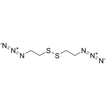 Azidoethyl-SS-ethylazide结构式