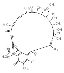6,9-Metheno-9H-1,3-dioxino[4,5,6-uv][4]- benzazacyclotricosine-20-carboxylic acid,7-(acetyloxy)-5,10,11,16,17,18,19,20,21,- 22,23,24-dodecahydro-19,21,23,24,27-pentahydroxy- 4,8,12,16,18,22,24,26-octa结构式