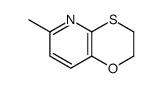 6-methyl-2,3-dihydro-[1,4]oxathiino[3,2-b]pyridine结构式