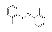 Bis(2-methylphenyl)ditelluride Structure