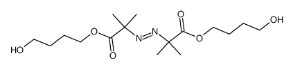 Bis(4-hydroxybutyl)-2,2'-azo-diisobutyrat结构式