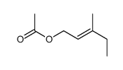 3-methylpent-2-en-1-yl acetate Structure