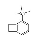 bicyclo[4.2.0]octa-1(6),2,4-trien-2-yltrimethylstannane Structure
