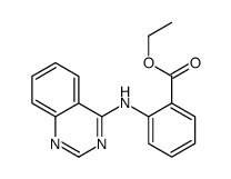 ethyl 2-(quinazolin-4-ylamino)benzoate Structure