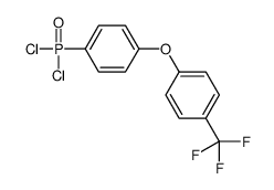 1-(4-dichlorophosphorylphenoxy)-4-(trifluoromethyl)benzene结构式