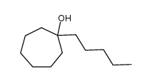 1-(n-Pentyl)-cycloheptanol Structure