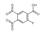 2-fluoro-4,5-dinitro-benzoic acid结构式