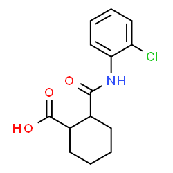 2-(((2-chlorophenyl)amino)carbonyl)cyclohexanecarboxylic acid结构式