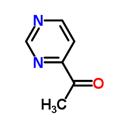 1-(嘧啶-4-基)乙酮结构式