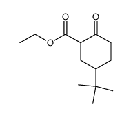 ethyl 5-(tert-butyl)-2-oxocyclohexanecarboxylate结构式