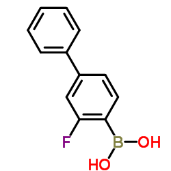 3-Fluoro-4-biphenylboronic acid Structure